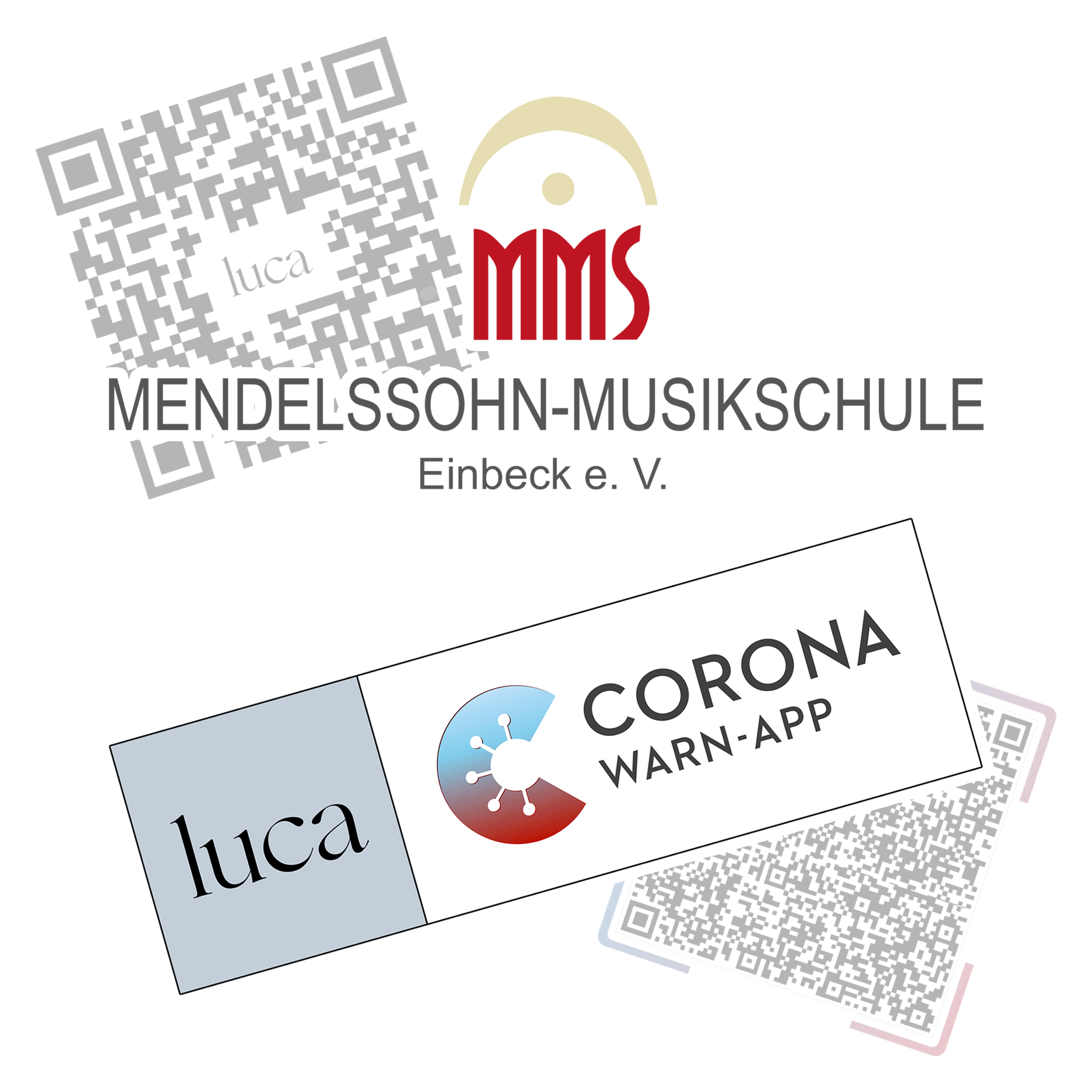 Check-In mit Luca-App & Corona-Warn-App in der MMS